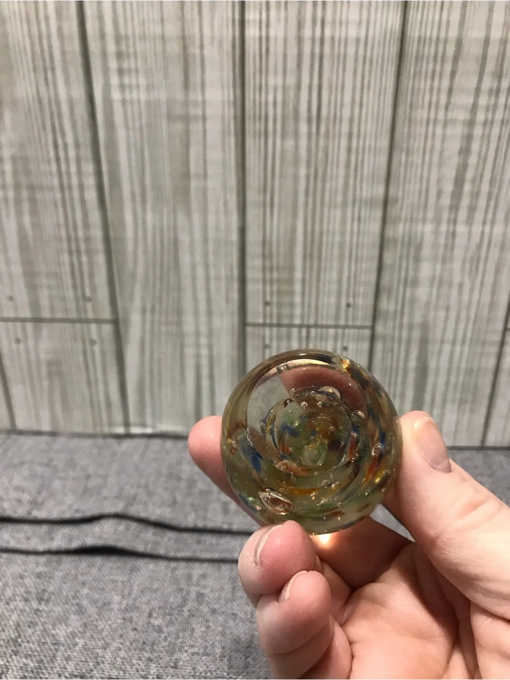 Adorable Vintage MCM Art Glass bud vase